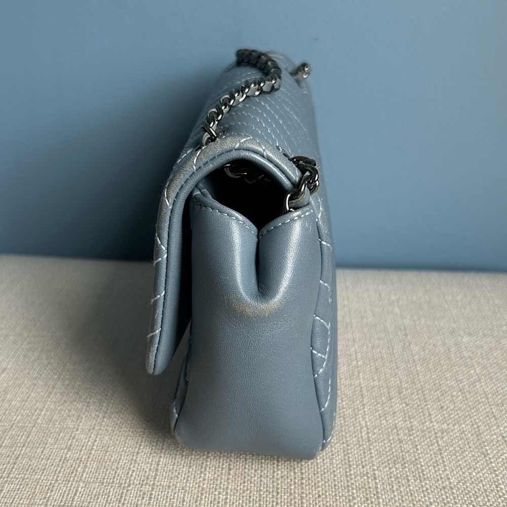 Chanel Blue Crossing Chevron Flap Bag - Picture 6 of 13